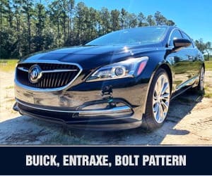 Bannière Entraxe Bolt Pattern Buick